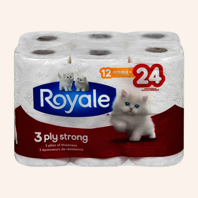 Royale Bathrm Tissue Str 3Ply [12 S]