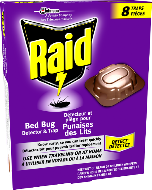 Raid Bed Bug Detector And Trap [8 ea]