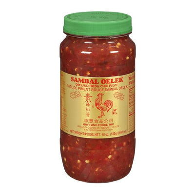 Sambal Oelek Ground Fresh Chili Paste, 510 g