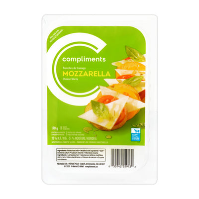 Comp Mozzarella Cheese Slices [160 g]