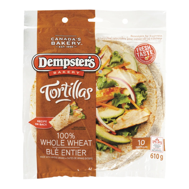 Demp WholeWheat Tortilla 10" [10 s]