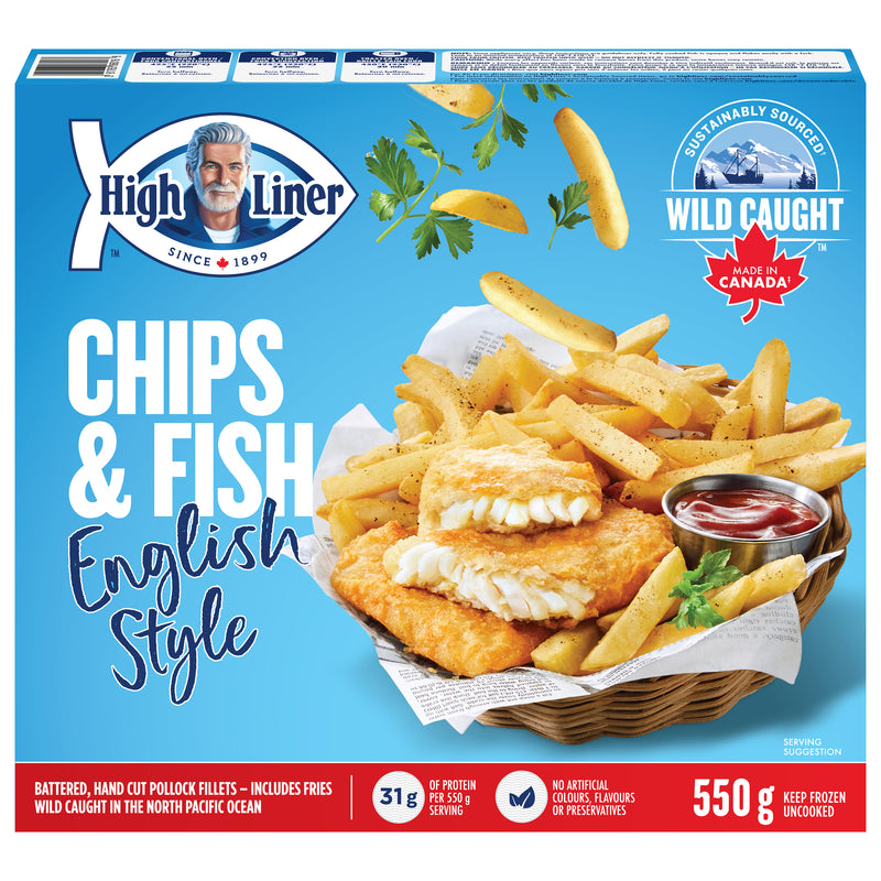 Highliner English Fish Chips [550 g]