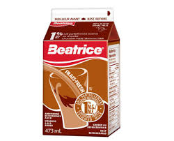 Beatrice 1% Chocolate Milk [473 ml]
