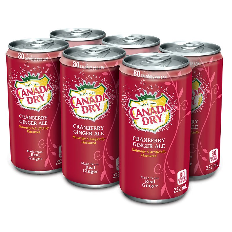 Canada Dry CRAN Mini can [222 ml]