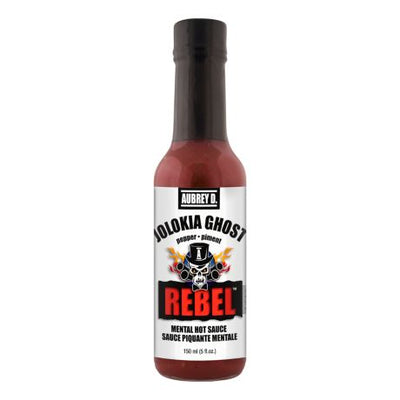 Rebel Jolokia Ghost Pepper Hot Sauce, 150 mL
