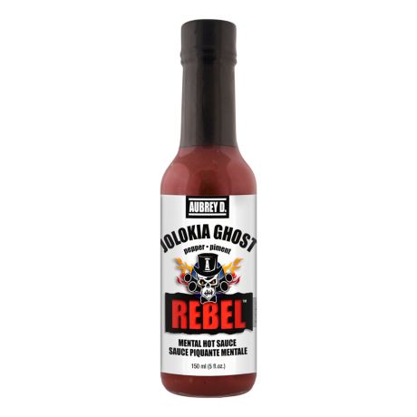 Rebel Jolokia Ghost Pepper Hot Sauce, 150 mL