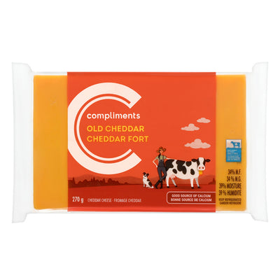 Comp Cheese Cheddar Old [270 g]