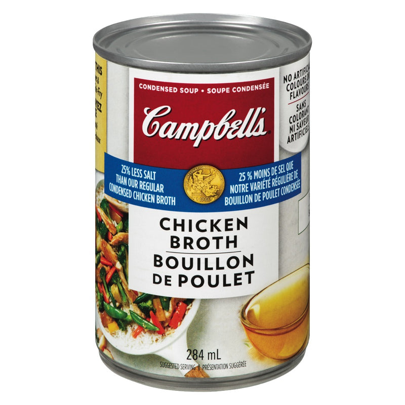 Camp Chicken Broth Less Salt [284 ml]
