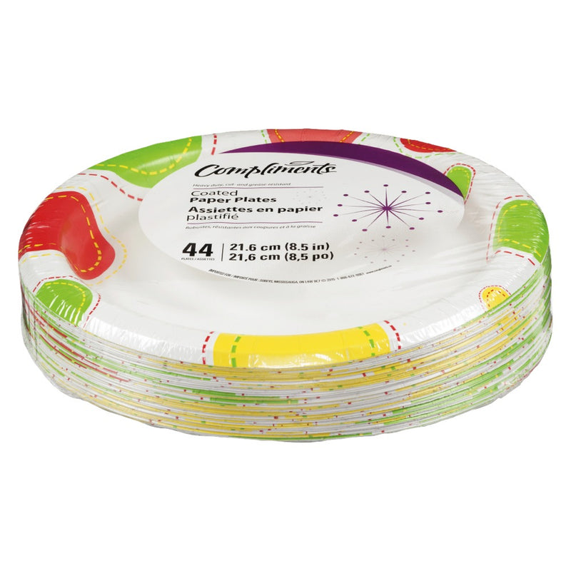 Comp Paper Plates 8.5in [44 ea]