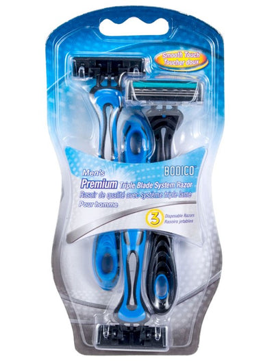 Bodico Triple Blade Mens Razor [3 pcs]