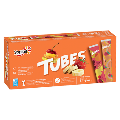 Yoplait Ygurt Tube Strw Fruitp [448 g]