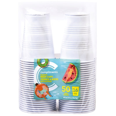 Comp Beer Cup White [50 pcs]