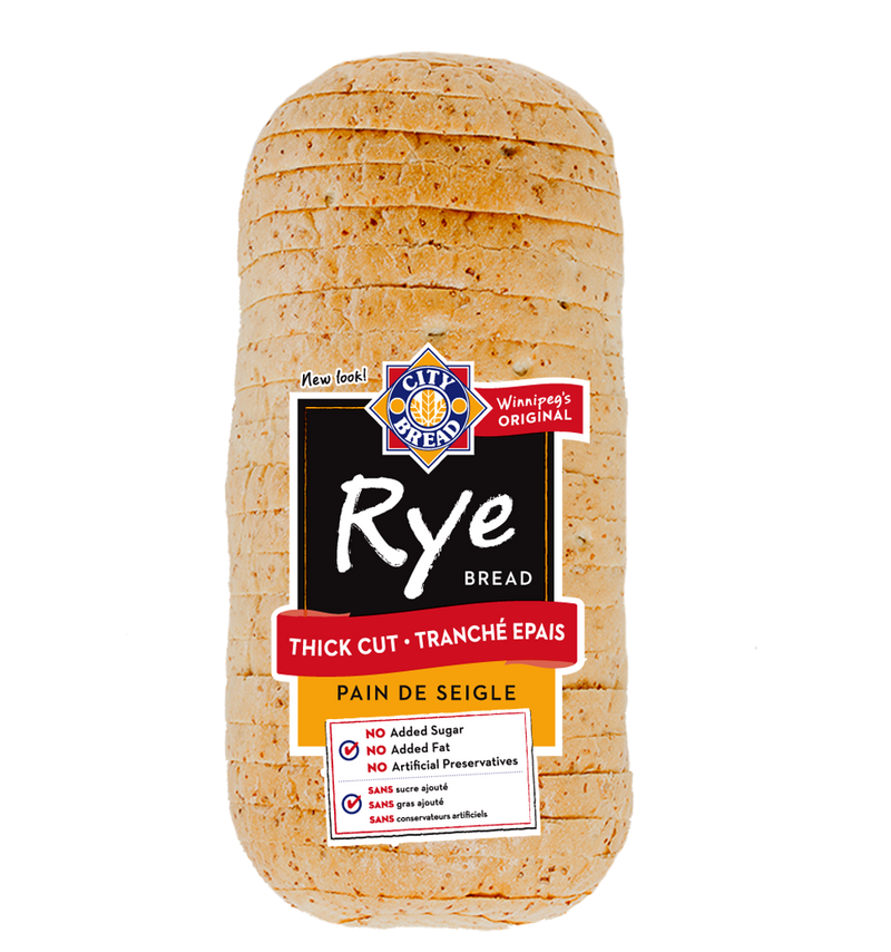 City Bread Rye Thick Slice [900 g]