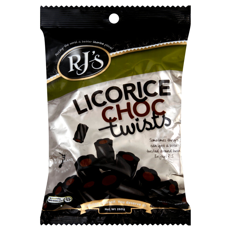 RJ Licorice Choc Twists [280 g]