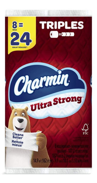 Charmin Ultra Strong Triples 1 [8 ea]