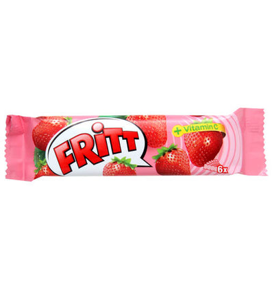 Fritt Strawberry Chewy Candy Sticks, 5 ct