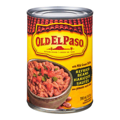 OEP Refried Green Chili Beans [398 ml]