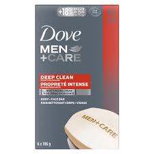 Dove Men Deep Clean Bars 6pk [6 s]