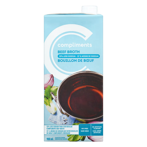 Comp Beef Broth Low Sodium [900 ml]