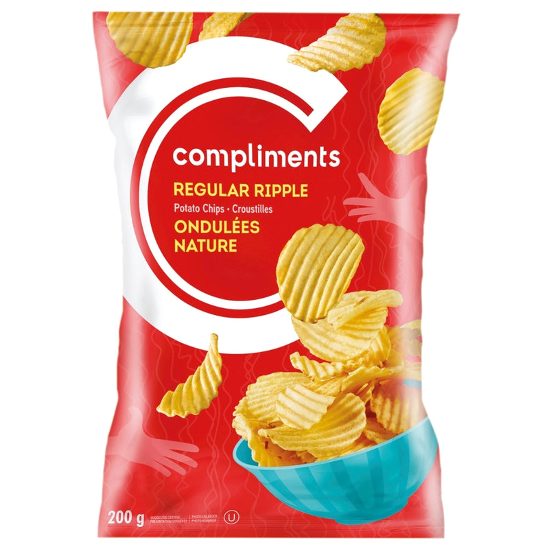 Comp Reg Ripple Potato Chips [200 g]