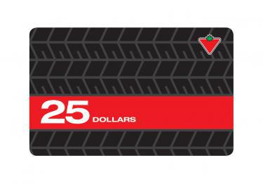 Canadian Tire $25 [1 ea]