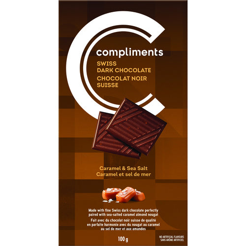 Comp Swiss Dark Choc Crml [100 g]