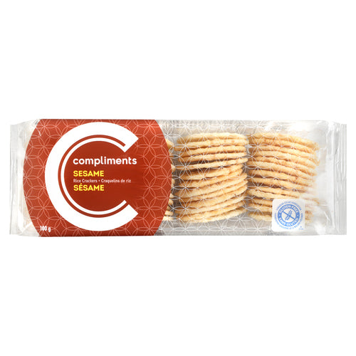Comp Rice Crackers Sesame [100 g]