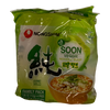 NongShim Soon Veggie Ndl Soup [4 pkg]