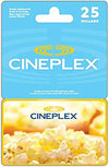 Cineplex  $25 Gift Card [1 ea]