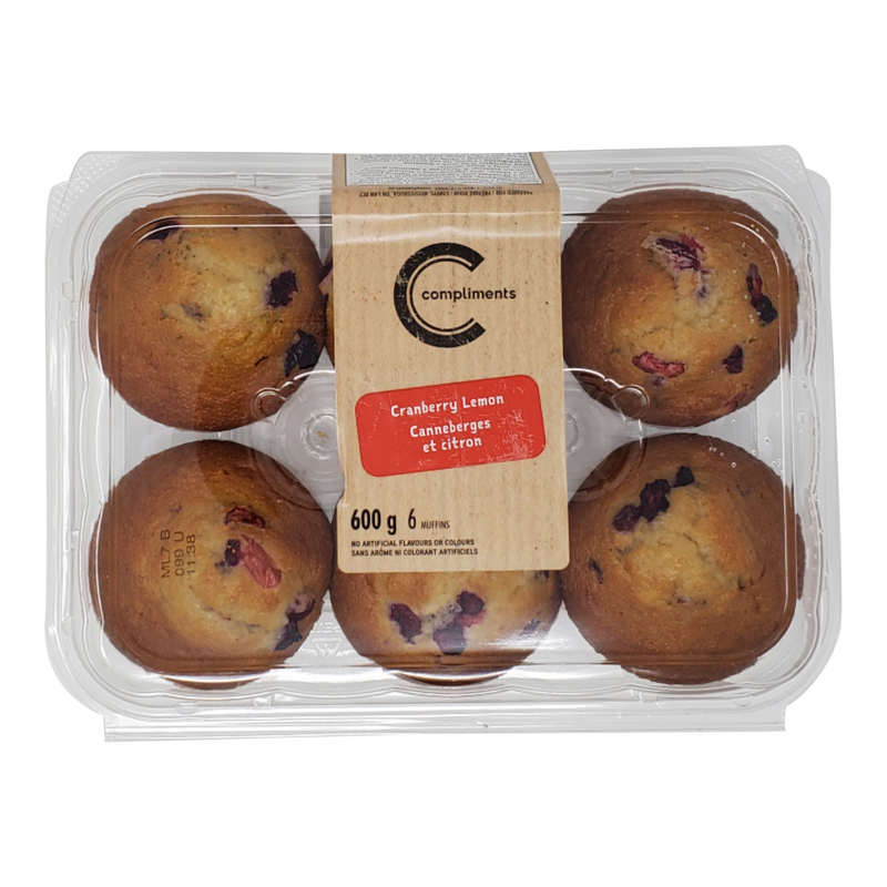 Comp Muffins Lemon Cranberry [6 s]