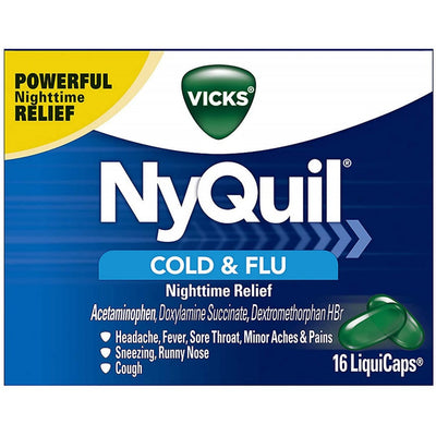 Vicks Nyquil Cold & Flu Caps [24 s]