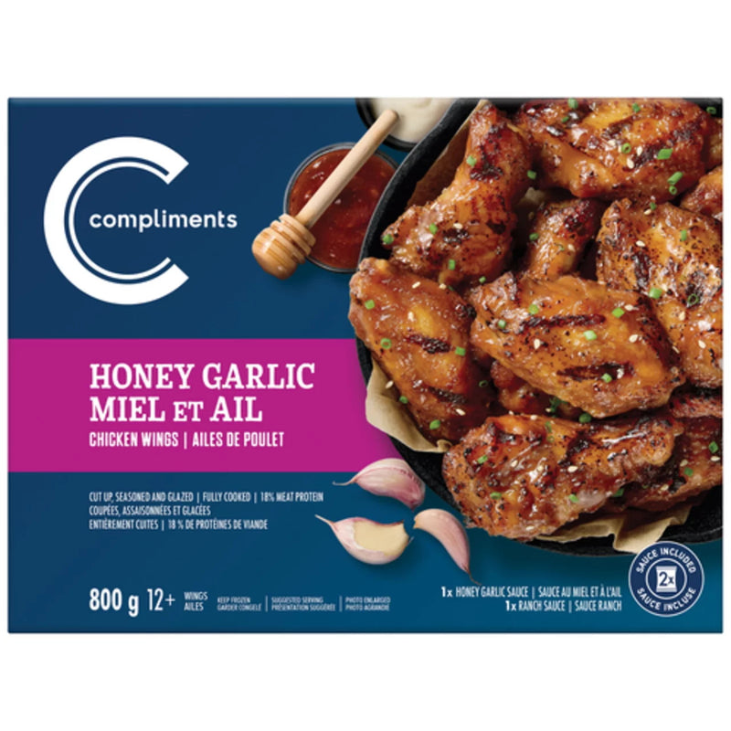 Comp Honey Garlic Chkn Wings [800 g]