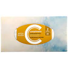 Comp Facial Tissue Ult 3ply 88 [1 s]