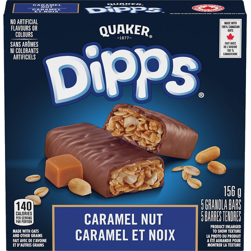 Quaker Dipps Carmel Nut [156 g]