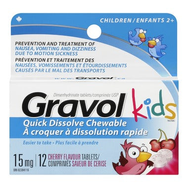 Gravol Tablets 15 Mg [18 s]